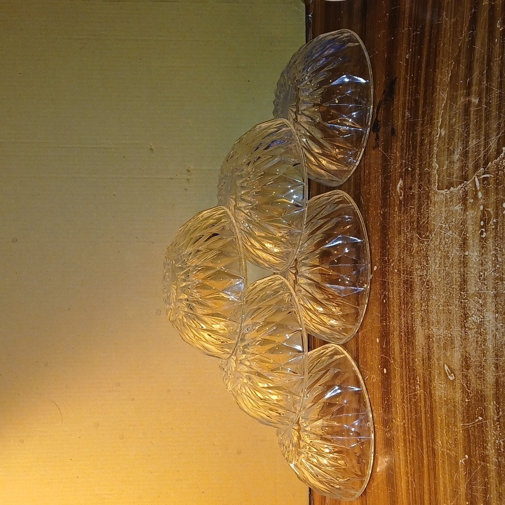 Vintage Jeanette Glass Dessert Bowl Set